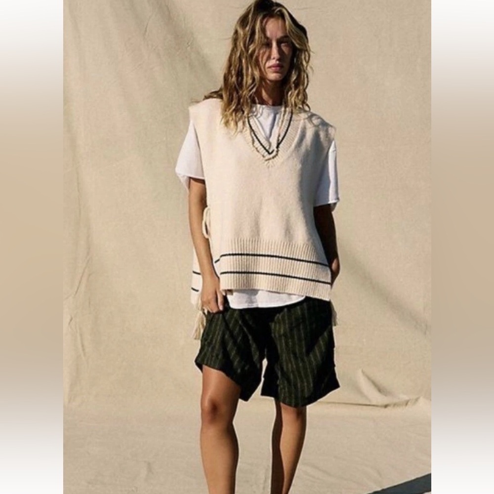 Free People All Star Stripe Poncho